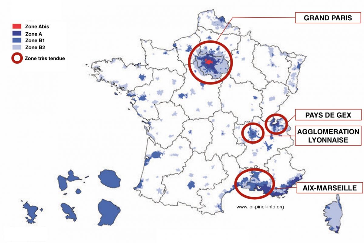 Zones tendues La loi Pinel se recentre sur les zones tendues Loi Pinel 2025
